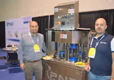 William Palma and Valerio De Caro from PND who are machine manufacturers from Italy had very good sales and leads from the US and Central America.